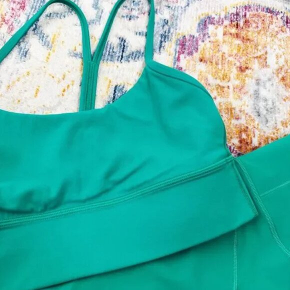 Lululemon Kelly Green Bra Set - Picture 5 of 7